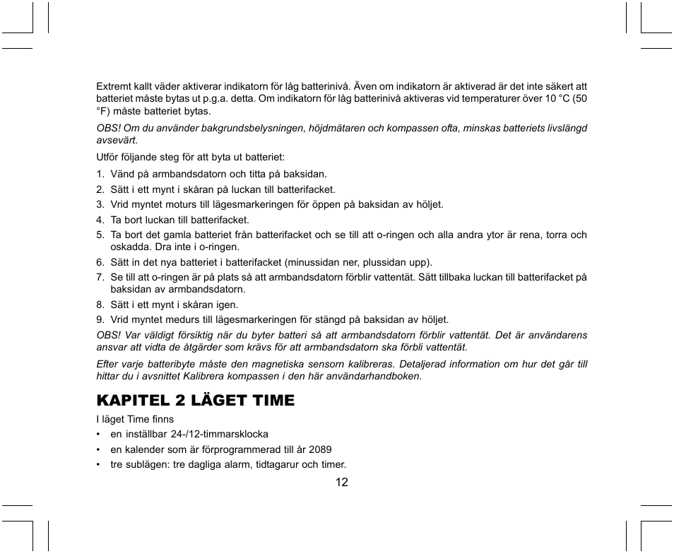 Kapitel 2 läget time | SUUNTO X-Lander User Manual | Page 342 / 380