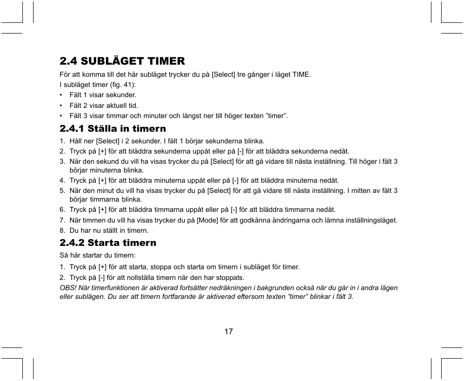 4 subläget timer | SUUNTO X-Lander User Manual | Page 347 / 380