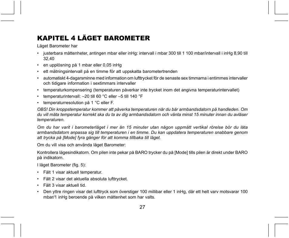 Kapitel 4 läget barometer | SUUNTO X-Lander User Manual | Page 357 / 380