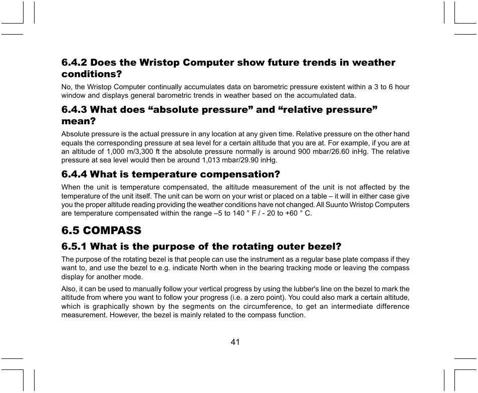 5 compass | SUUNTO X-Lander User Manual | Page 41 / 380