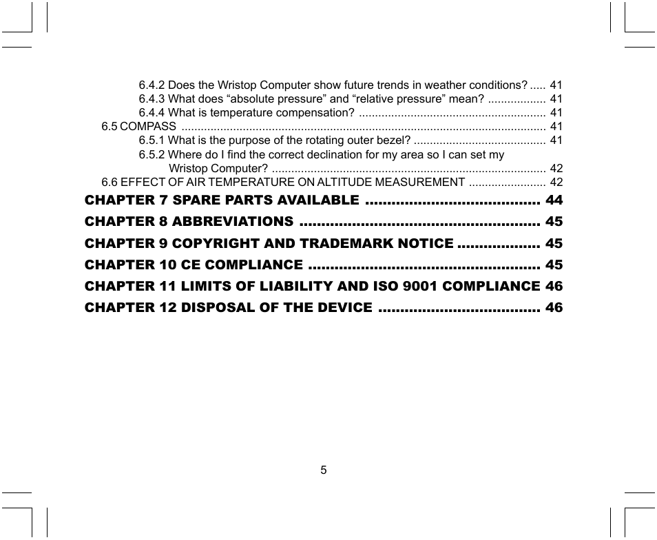 SUUNTO X-Lander User Manual | Page 5 / 380