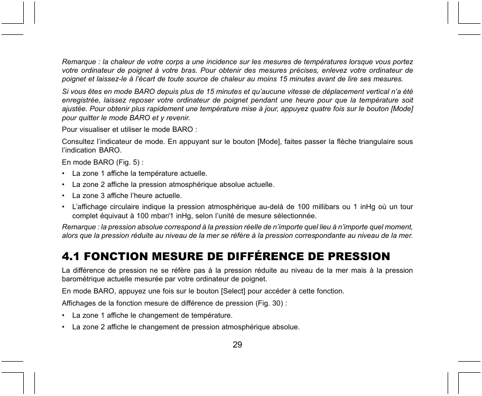 1 fonction mesure de différence de pression | SUUNTO X-Lander User Manual | Page 75 / 380