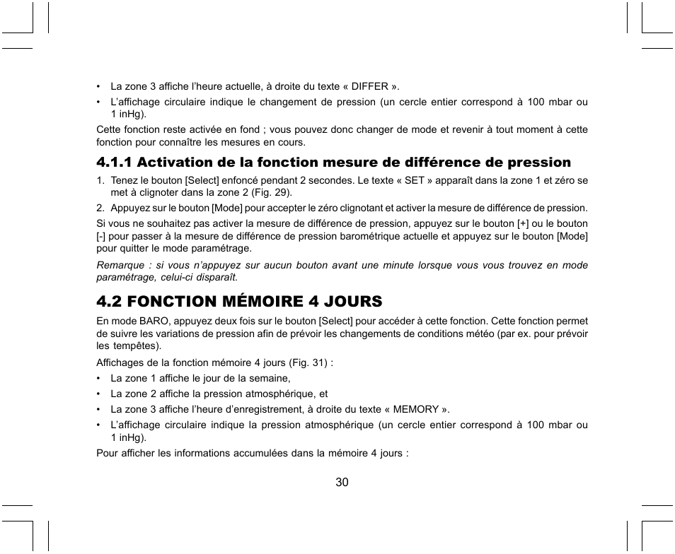 2 fonction mémoire 4 jours | SUUNTO X-Lander User Manual | Page 76 / 380