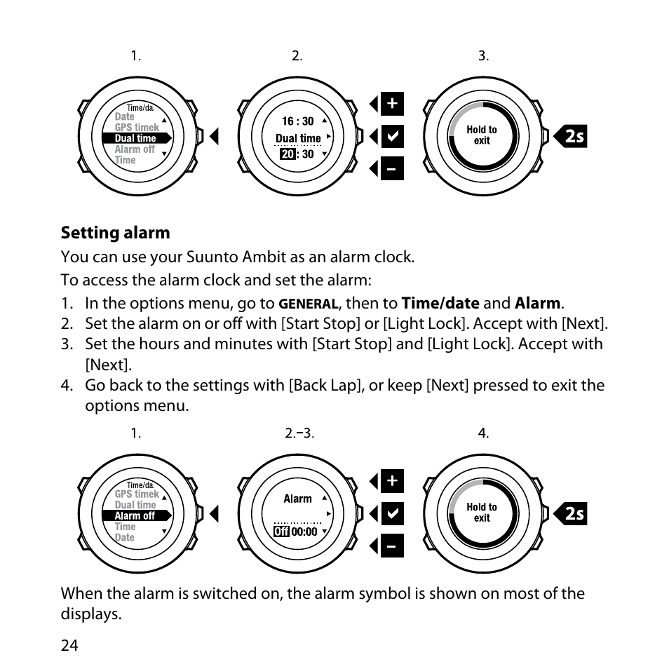 SUUNTO AMBIT User Manual | Page 24 / 120