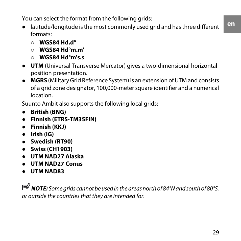 SUUNTO AMBIT User Manual | Page 29 / 120