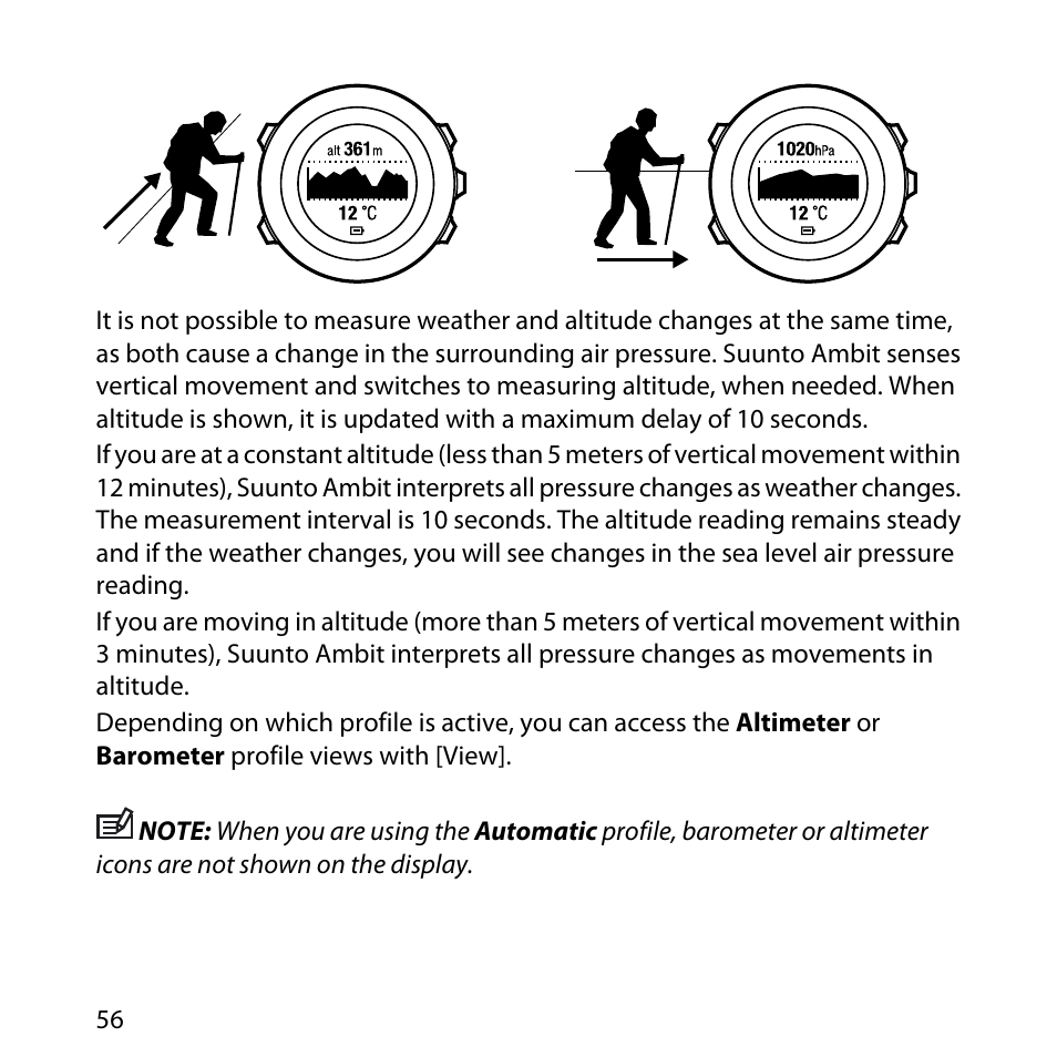 SUUNTO AMBIT User Manual | Page 56 / 120