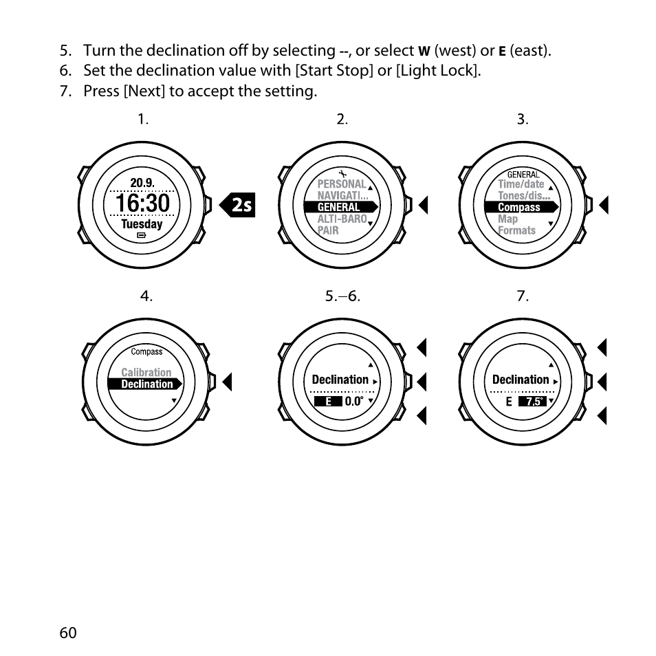 SUUNTO AMBIT User Manual | Page 60 / 120