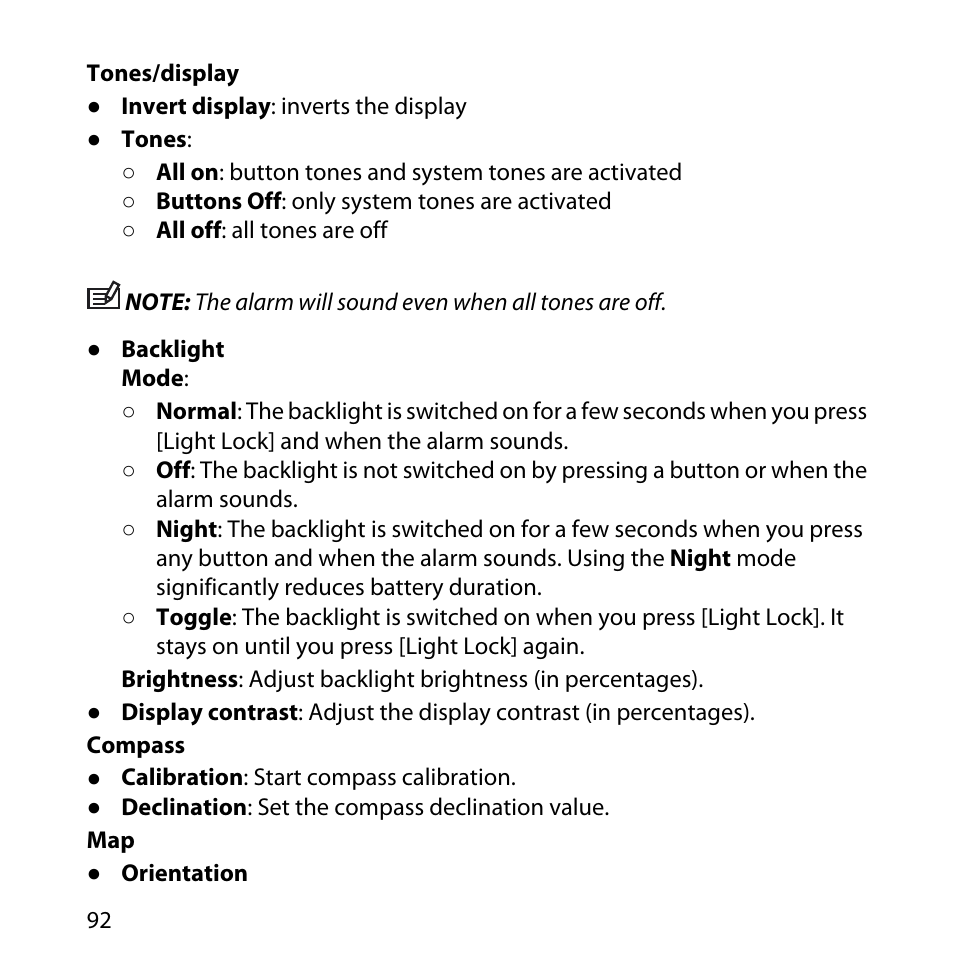 SUUNTO AMBIT User Manual | Page 92 / 120