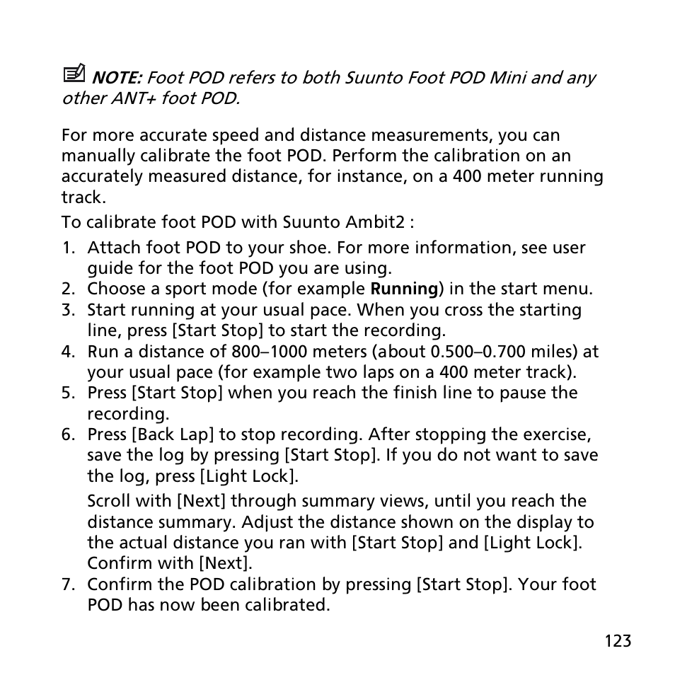 SUUNTO AMBIT2 R User Guide User Manual | Page 123 / 145