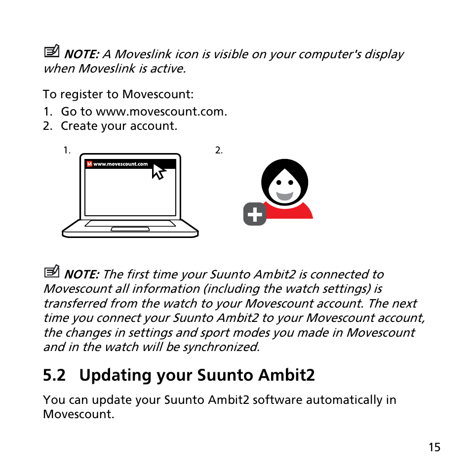 2 updating your suunto ambit2 | SUUNTO AMBIT2 R User Guide User Manual | Page 15 / 145