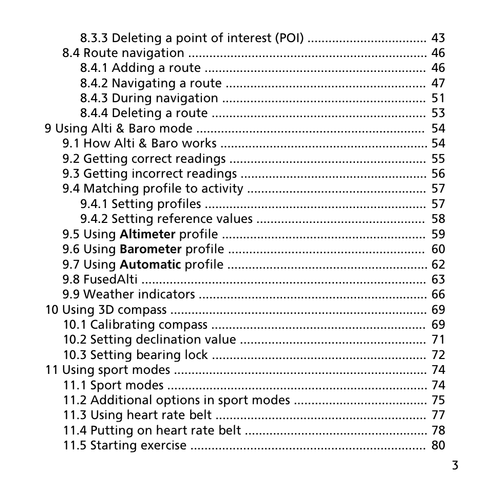 SUUNTO AMBIT2 R User Guide User Manual | Page 3 / 145