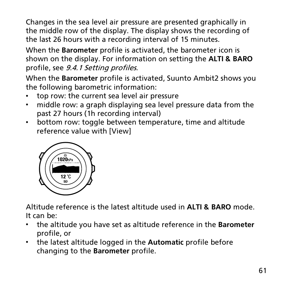 SUUNTO AMBIT2 R User Guide User Manual | Page 61 / 145