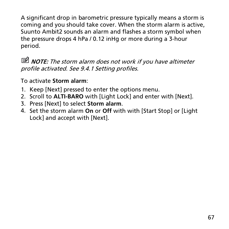 SUUNTO AMBIT2 R User Guide User Manual | Page 67 / 145