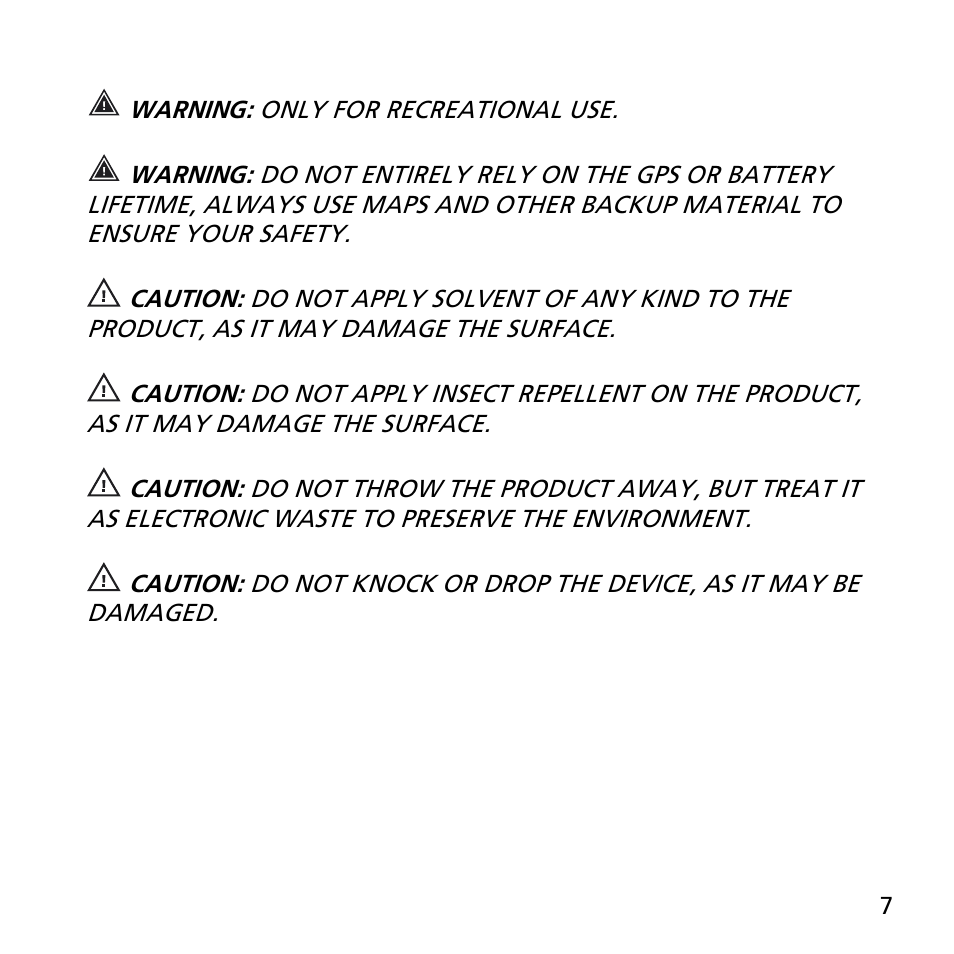 SUUNTO AMBIT2 R User Guide User Manual | Page 7 / 145