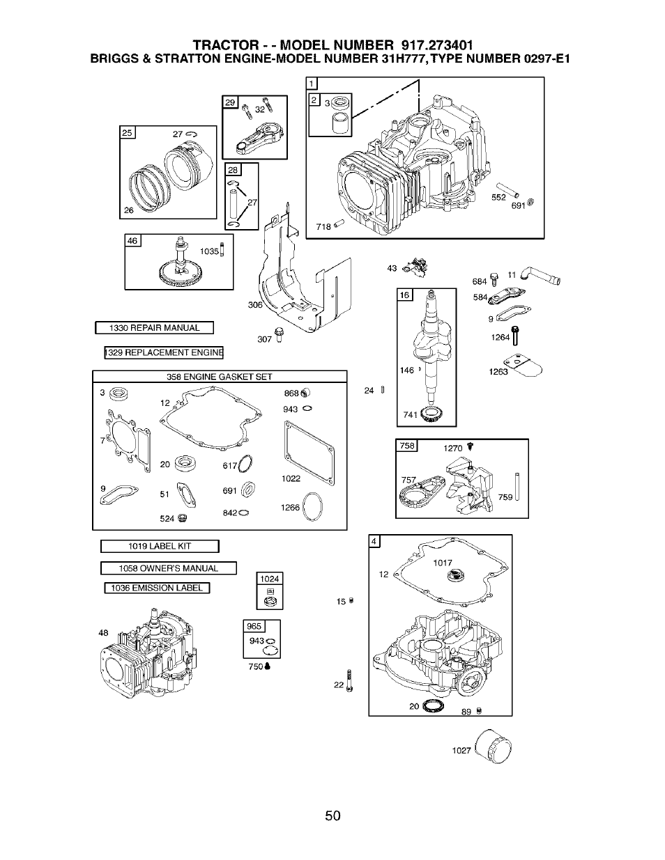 Craftsman 917.273401 User Manual | Page 50 / 56