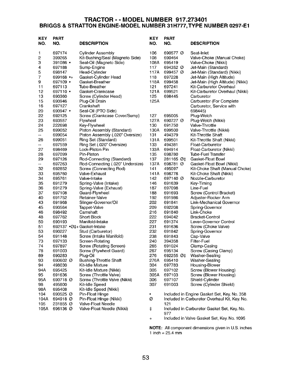 Craftsman 917.273401 User Manual | Page 53 / 56