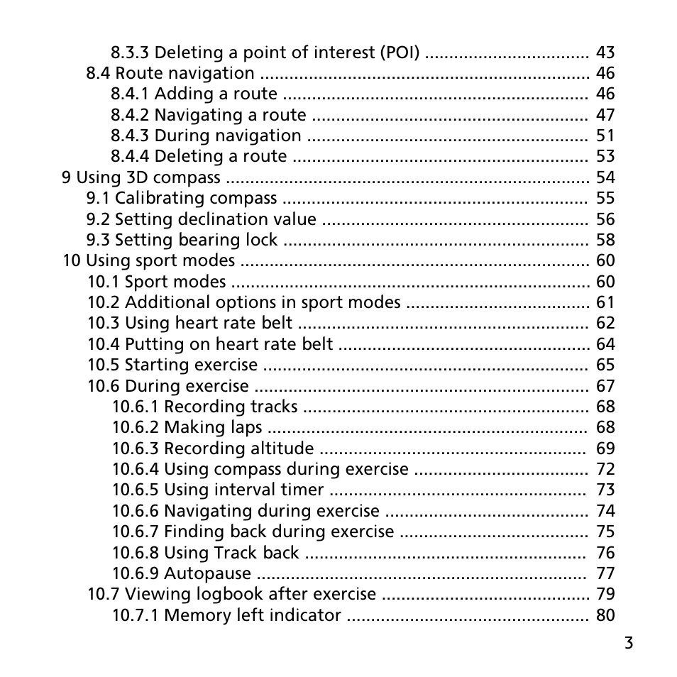 SUUNTO AMBIT2 S User Guide User Manual | Page 3 / 128