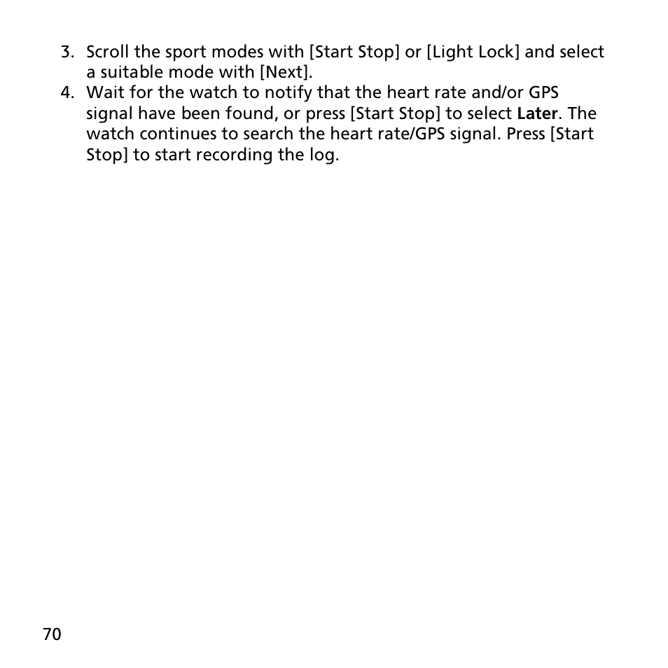 SUUNTO AMBIT2 S User Guide User Manual | Page 70 / 128