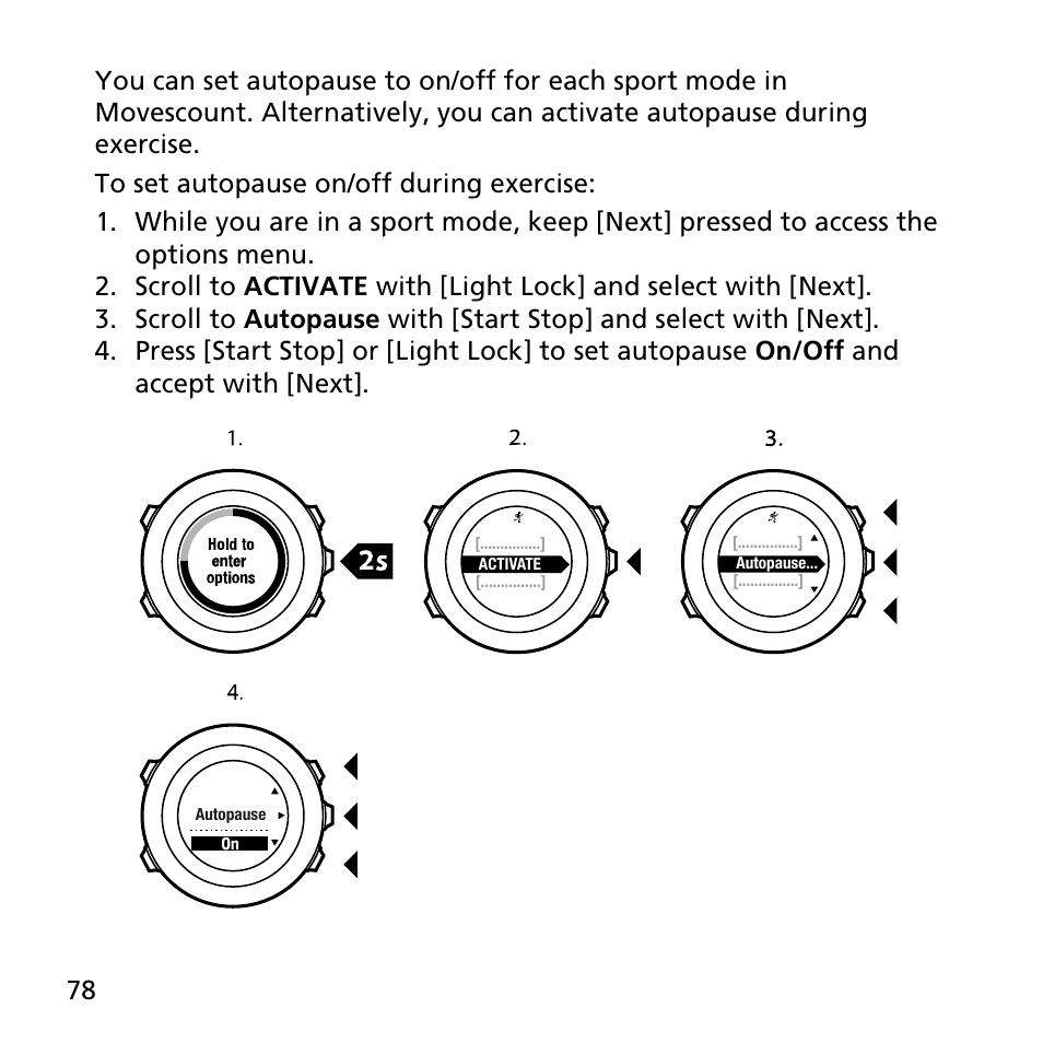 SUUNTO AMBIT2 S User Guide User Manual | Page 78 / 128