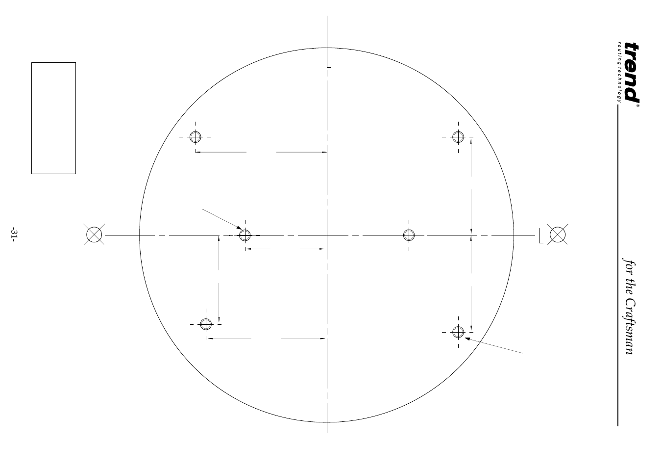 Plan for base of ryobi r600, re600, Router t able for the craftsman | Craftsman CRT/A User Manual | Page 31 / 35