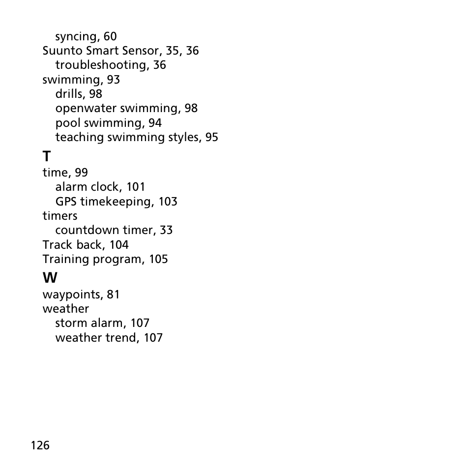 SUUNTO AMBIT3 PEAK User Manual | Page 126 / 127