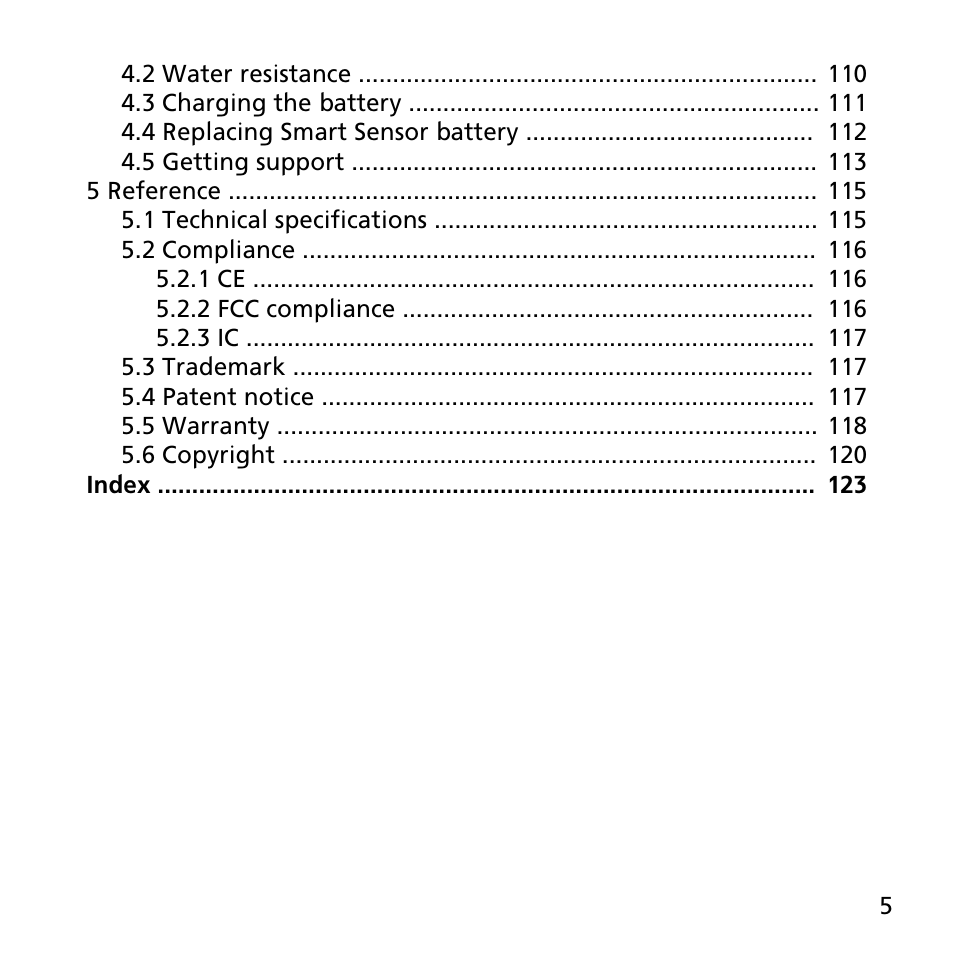 SUUNTO AMBIT3 PEAK User Manual | Page 5 / 127