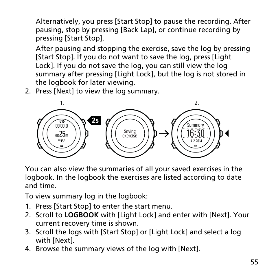 SUUNTO AMBIT3 PEAK User Manual | Page 55 / 127