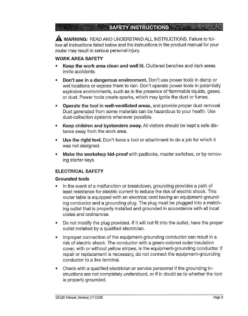 Craftsman 320. 28180 User Manual | Page 5 / 24