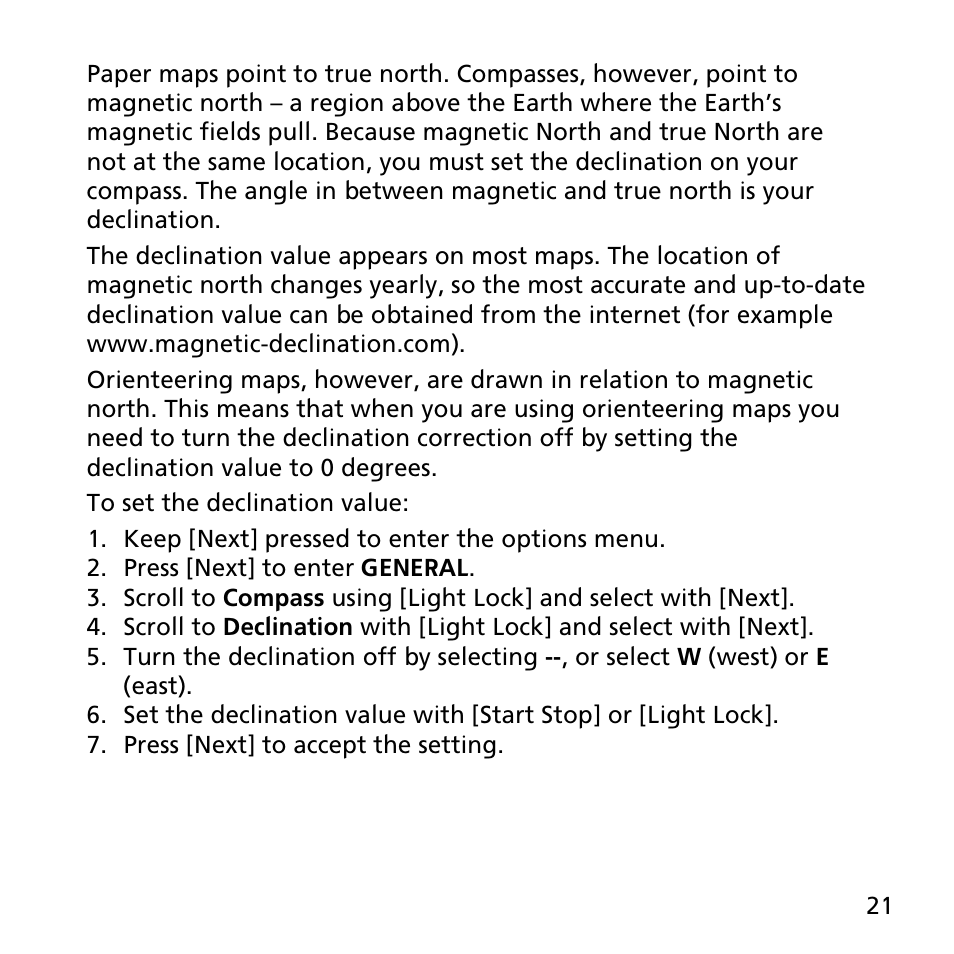 SUUNTO AMBIT3 SPORT User Manual | Page 21 / 112