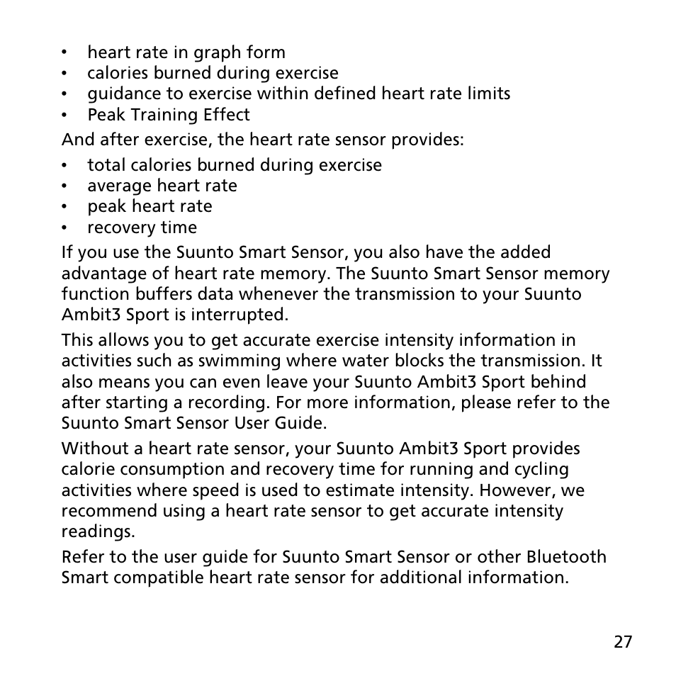 SUUNTO AMBIT3 SPORT User Manual | Page 27 / 112