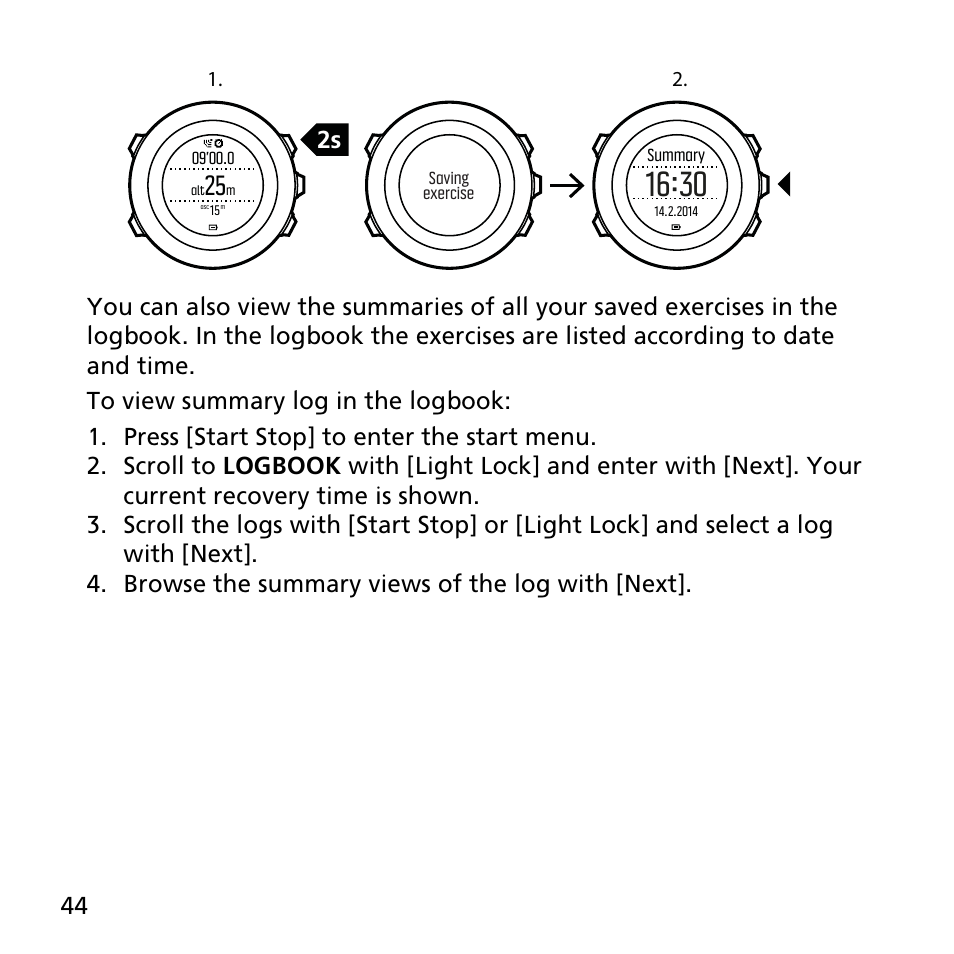 SUUNTO AMBIT3 SPORT User Manual | Page 44 / 112