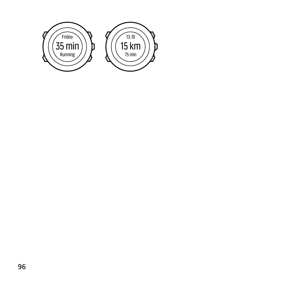 15 km, 35 min | SUUNTO AMBIT3 SPORT User Manual | Page 96 / 112