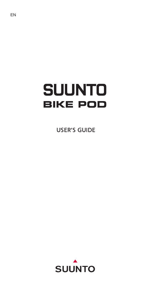 SUUNTO BIKE POD User Manual | 11 pages