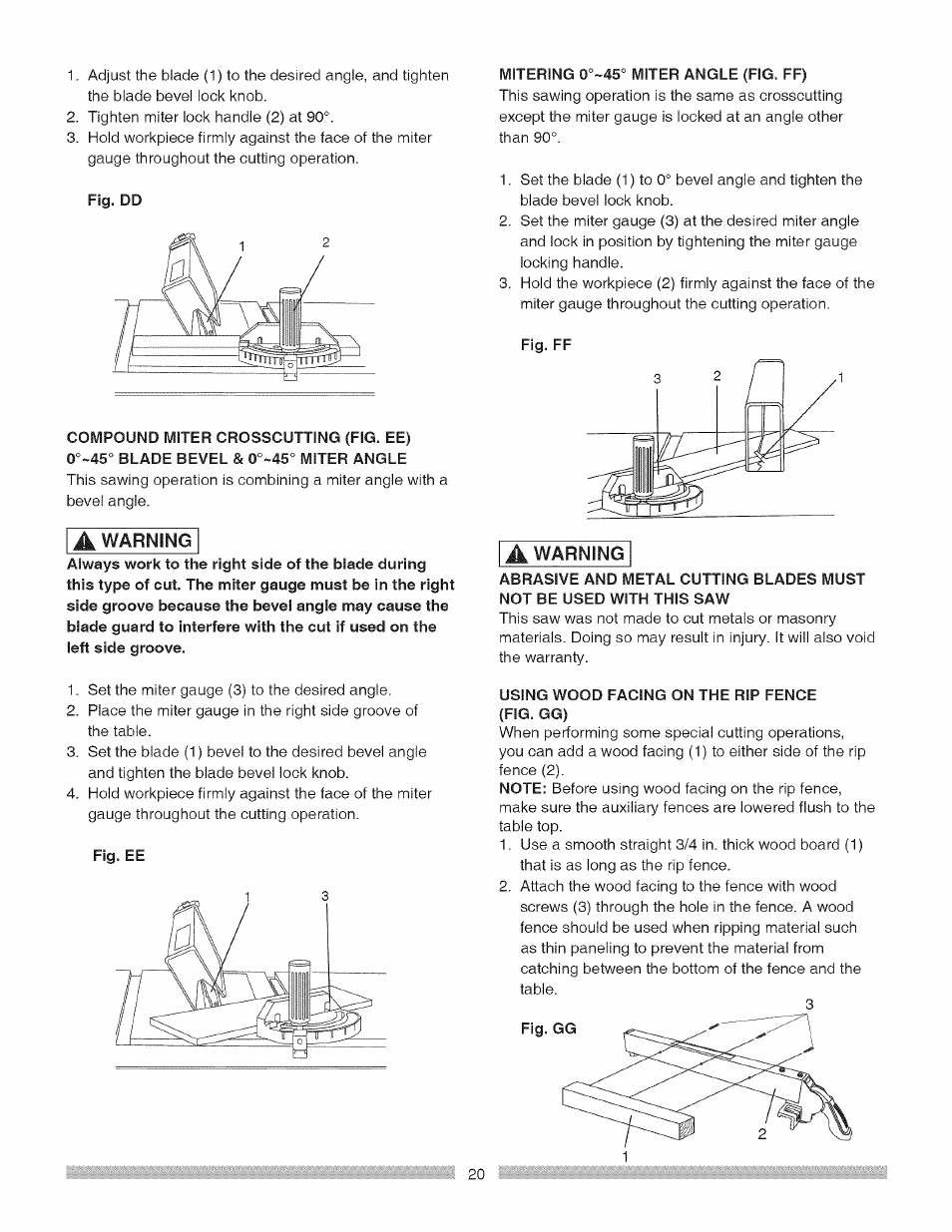 Craftsman 137.248850 User Manual | Page 20 / 30