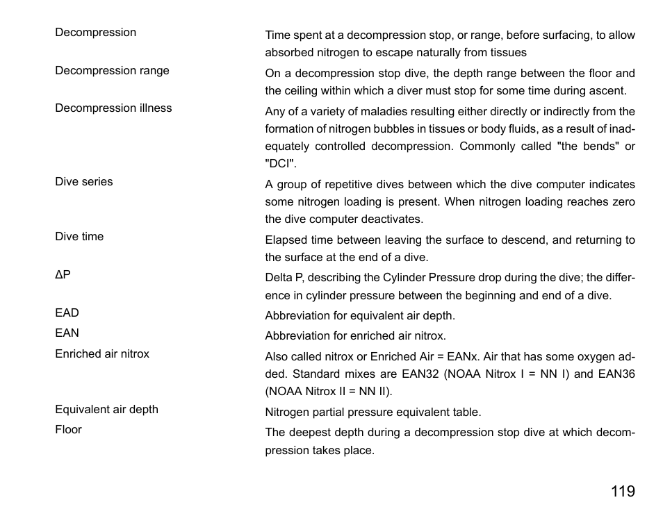 SUUNTO COBRA User Guide User Manual | Page 119 / 123