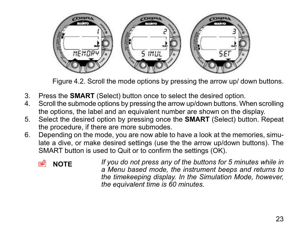 SUUNTO COBRA User Guide User Manual | Page 23 / 123