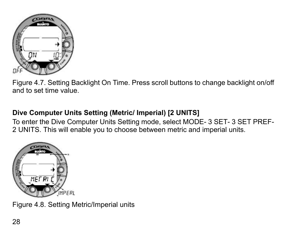 SUUNTO COBRA User Guide User Manual | Page 28 / 123