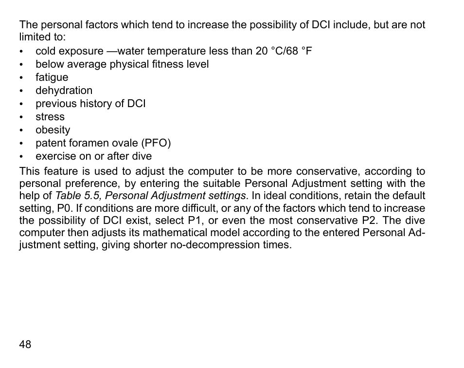 SUUNTO COBRA User Guide User Manual | Page 48 / 123