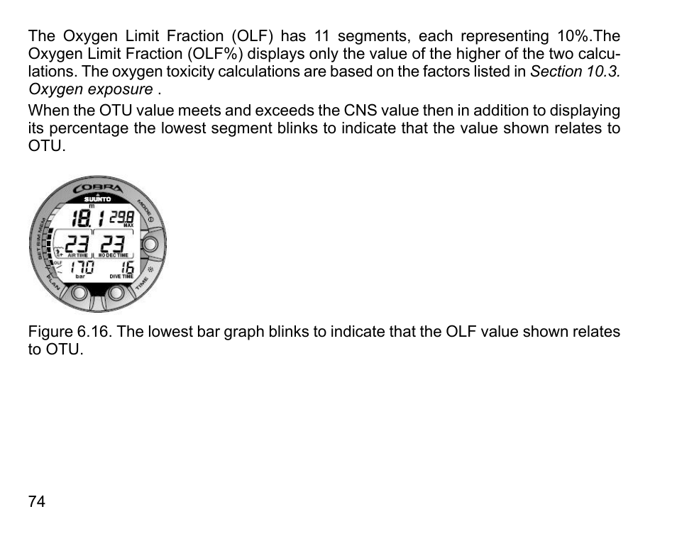 SUUNTO COBRA User Guide User Manual | Page 74 / 123