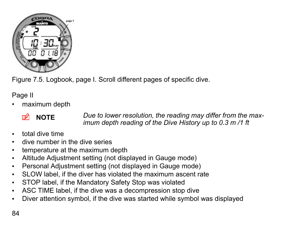 SUUNTO COBRA User Guide User Manual | Page 84 / 123