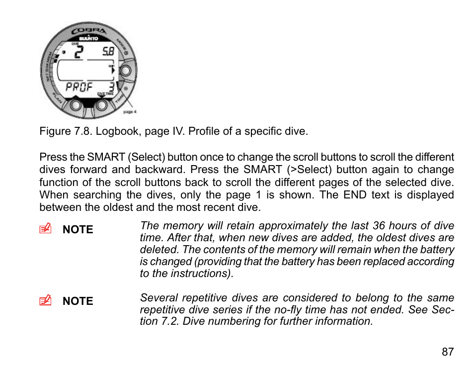 SUUNTO COBRA User Guide User Manual | Page 87 / 123