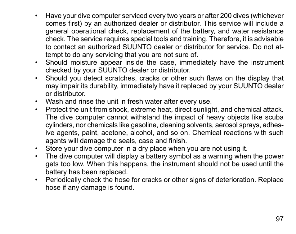 SUUNTO COBRA User Guide User Manual | Page 97 / 123