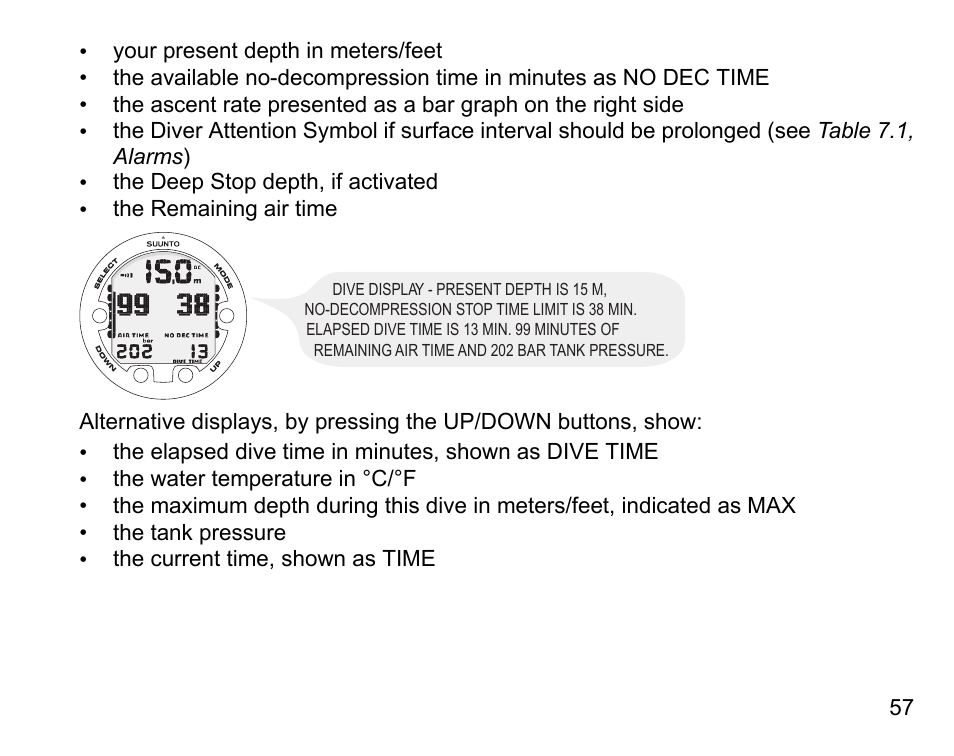 SUUNTO COBRA3 User Guide User Manual | Page 57 / 114