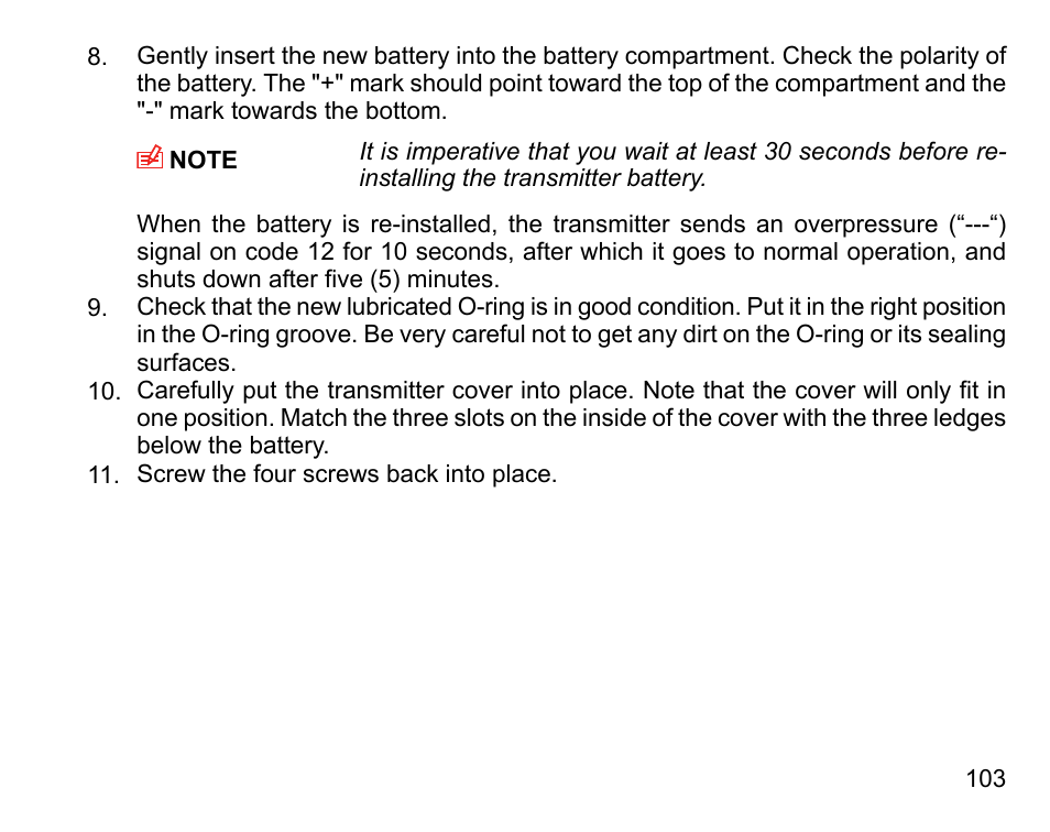 SUUNTO D4i User Manual | Page 102 / 122