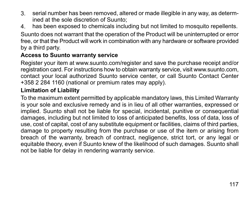 SUUNTO D4i User Manual | Page 116 / 122