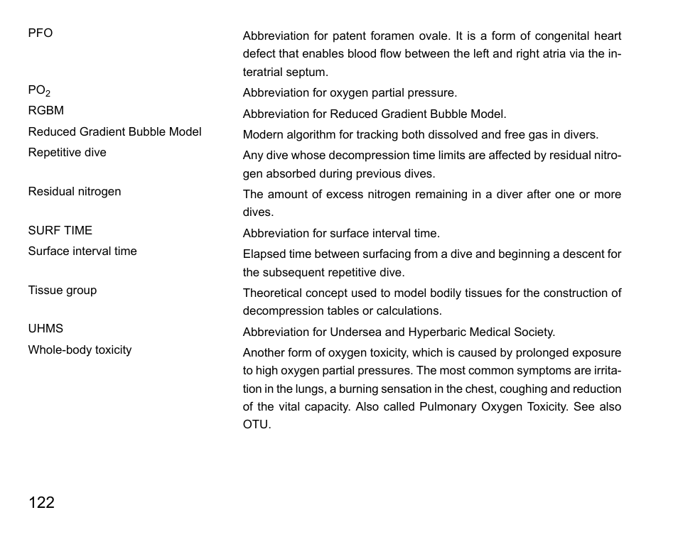 SUUNTO D4i User Manual | Page 121 / 122