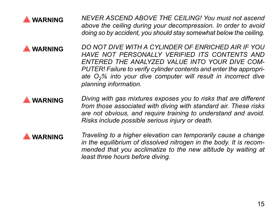 SUUNTO D4i User Manual | Page 14 / 122