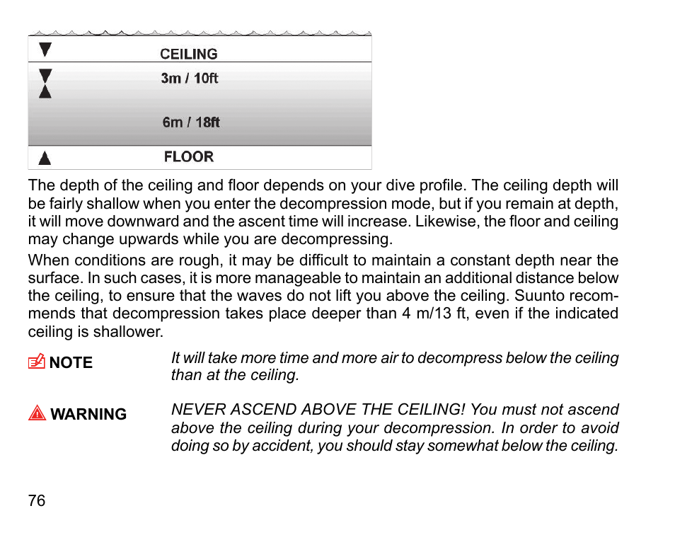 SUUNTO D4i User Manual | Page 75 / 122