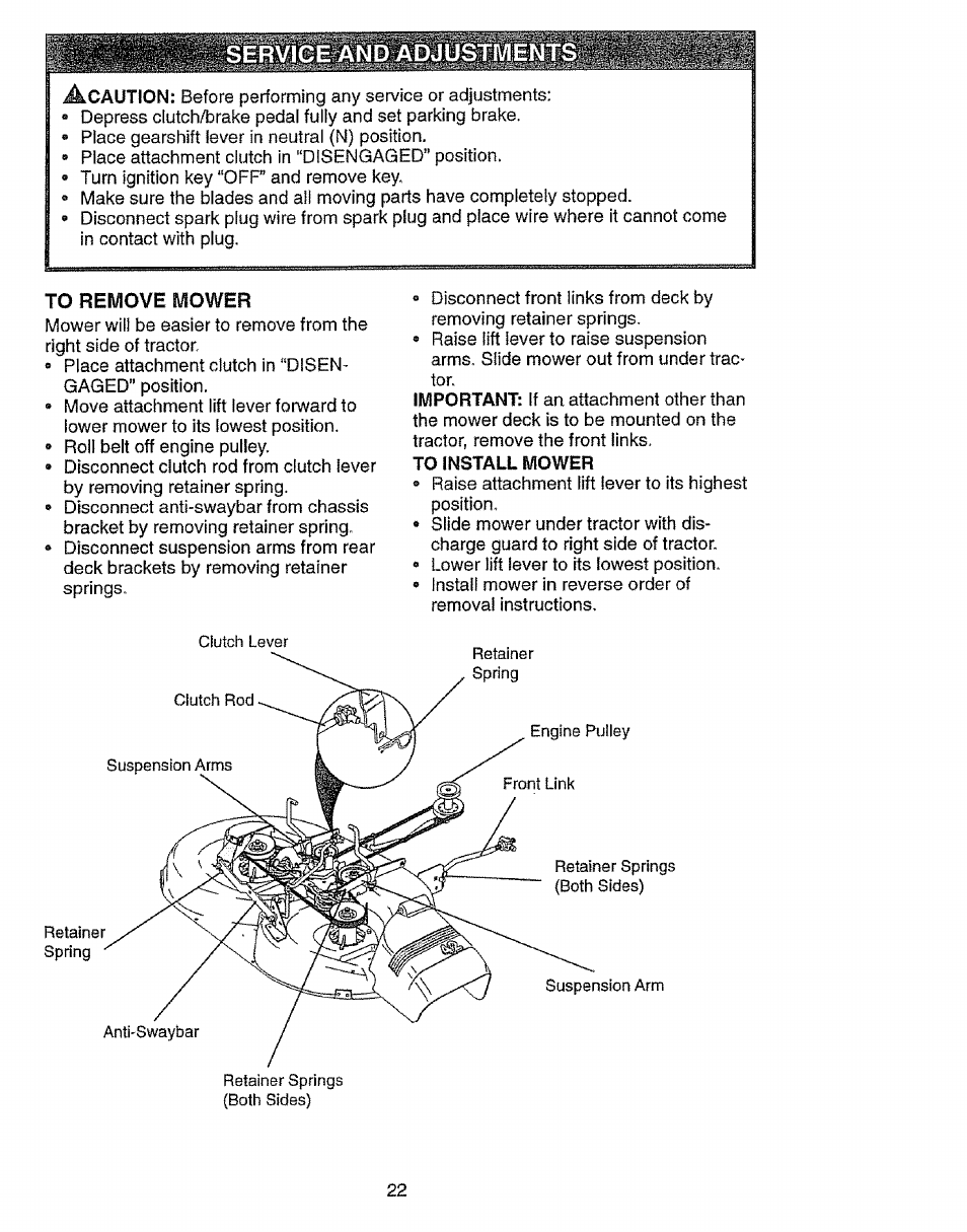 Anpadjust | Craftsman 917.27103 User Manual | Page 22 / 60