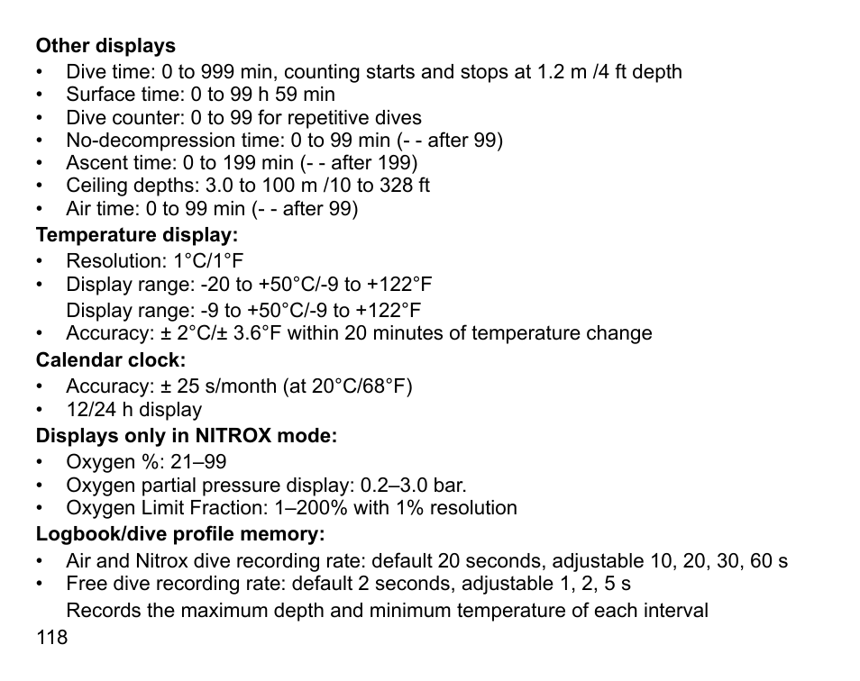 SUUNTO D6I User Manual | Page 117 / 135